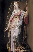unknow artist St. Margaret of Antioch oil painting on canvas